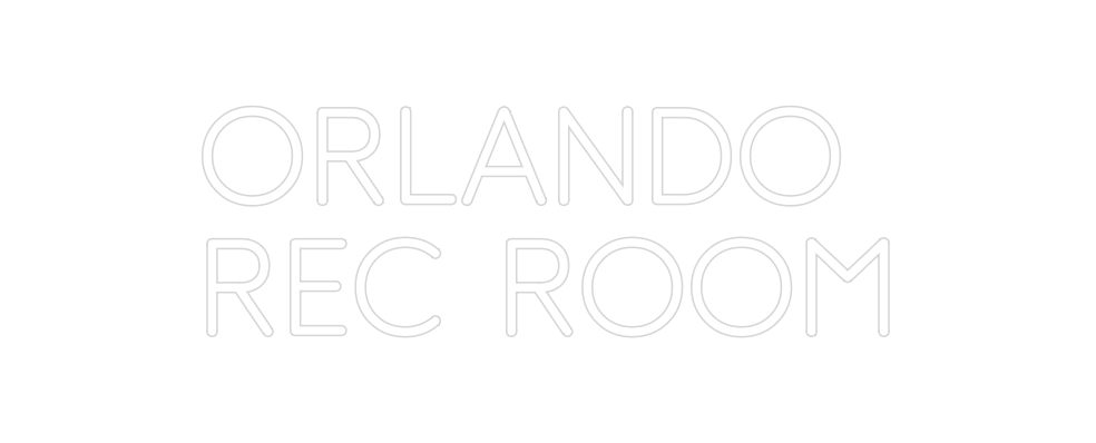 Custom Neon: ORLANDO 
REC ...