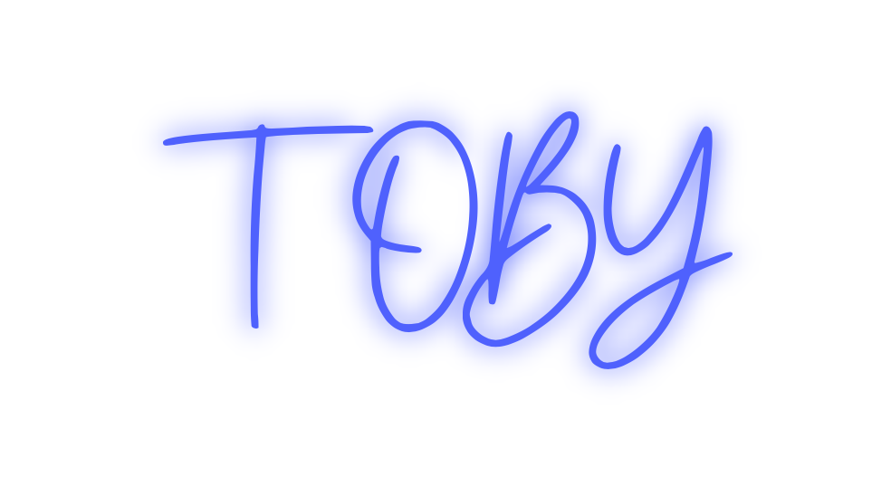 Custom Neon: TOBY