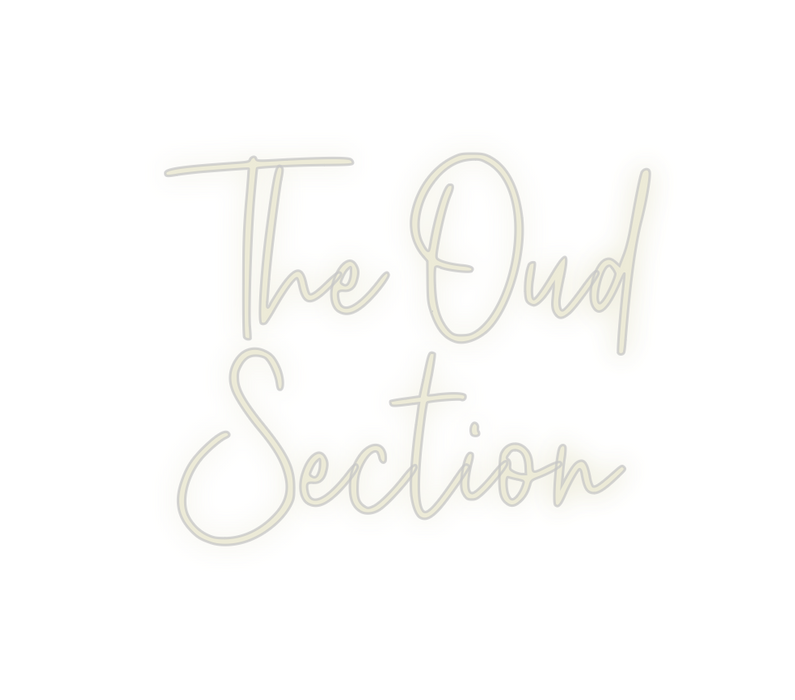 Custom Neon: The Oud
Section