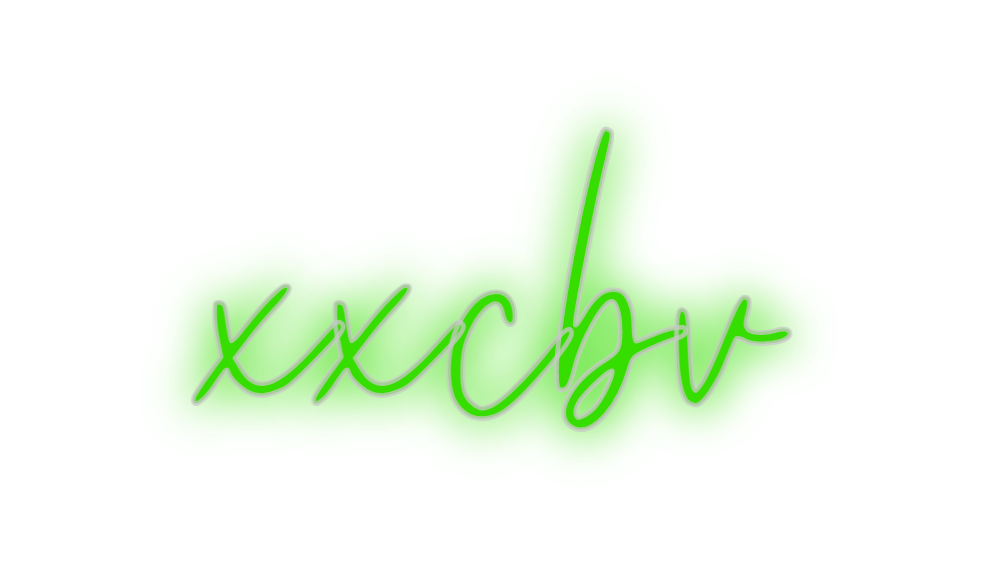 Custom Neon: xxcbv