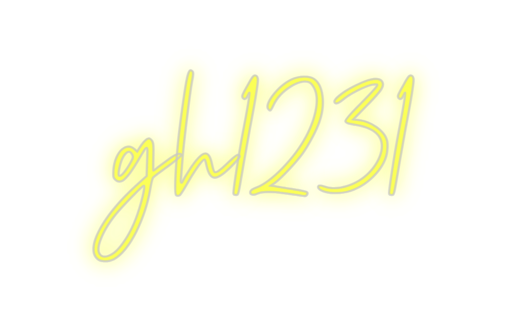 Custom Neon: gh1231