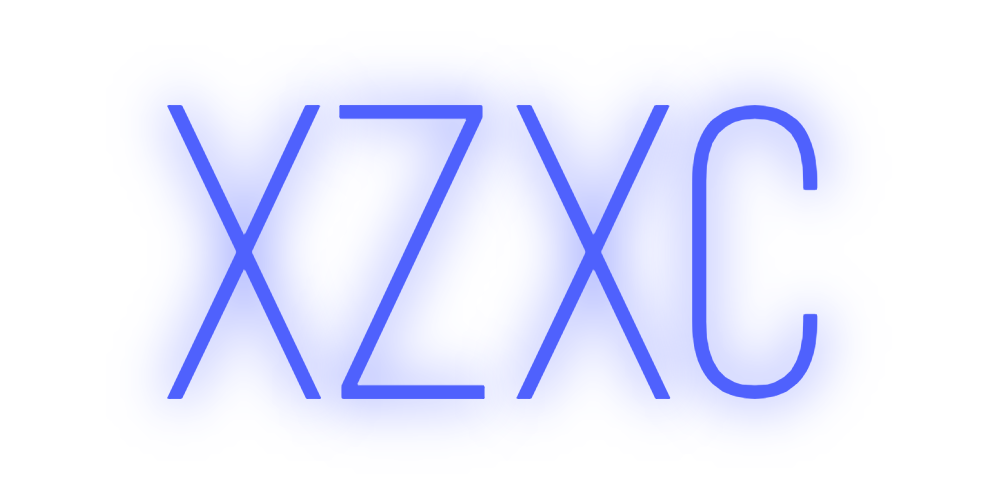 Custom Neon: xzxc