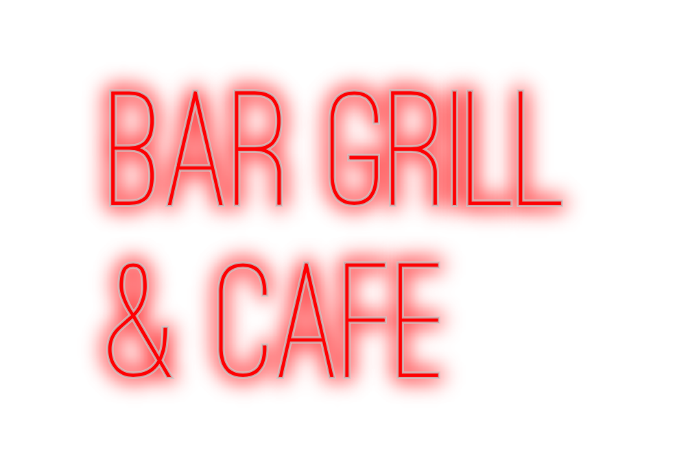 Custom Neon: Bar Grill
& C...