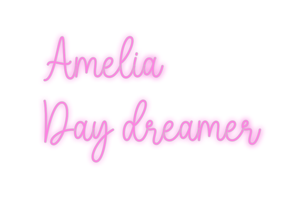 Custom Neon: Amelia 
Day d...