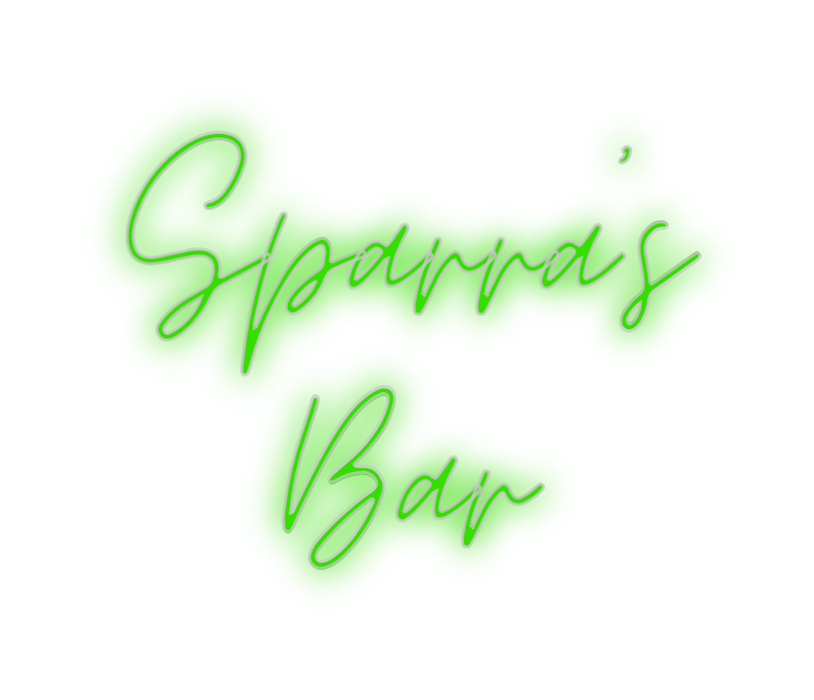 Custom Neon: Sparra's 
Bar