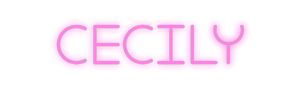 Custom Neon: Cecily