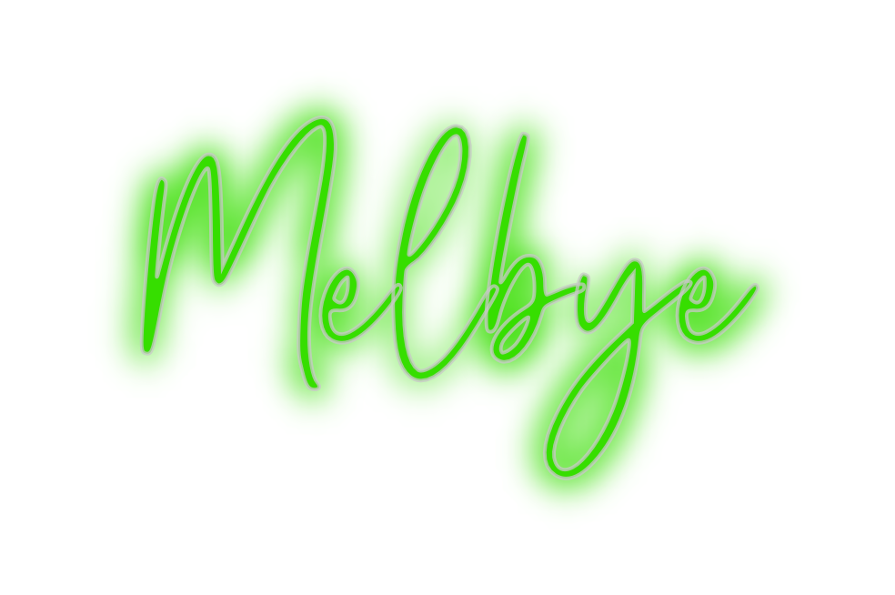 Custom Neon: Melbye