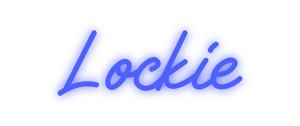 Custom Neon: Lockie