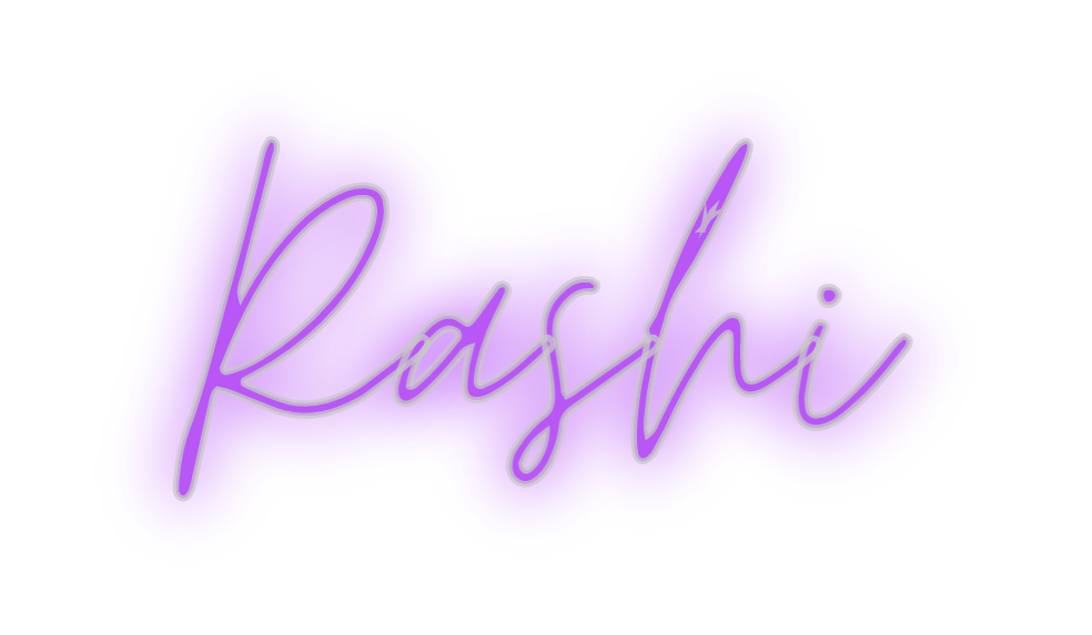 Custom Neon: Rashi