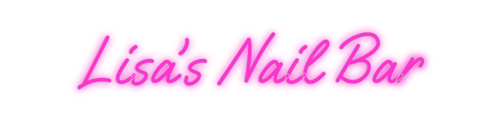 Custom Neon: Lisa’s Nail Bar