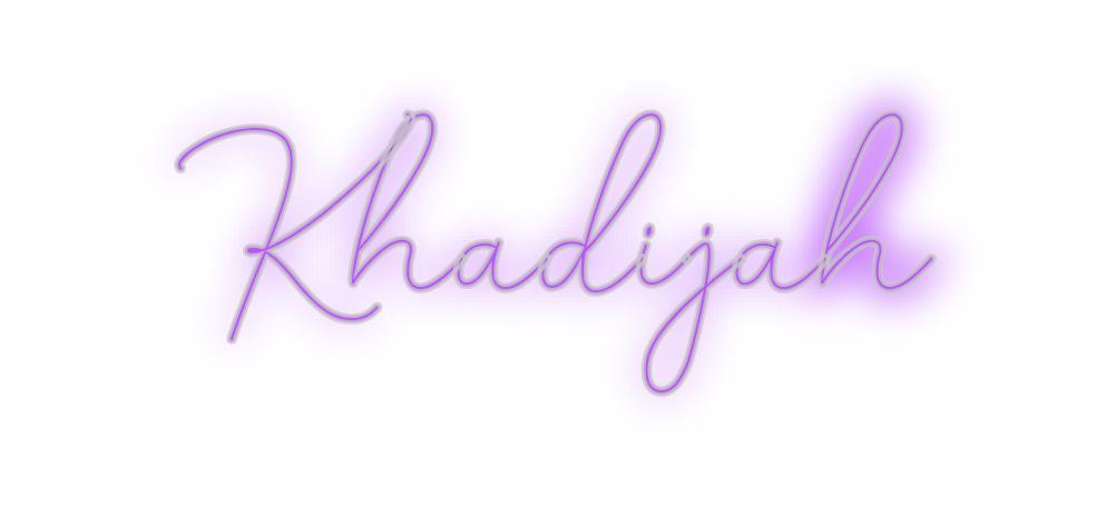 Custom Neon: Khadijah