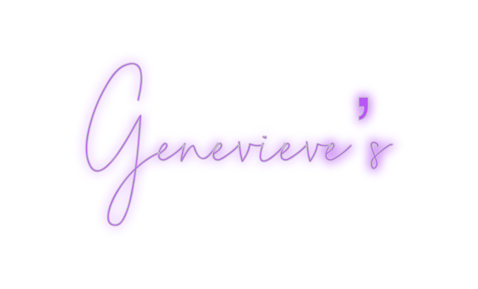 Custom Neon: Genevieve’s