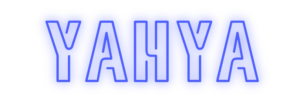 Custom Neon: Yahya