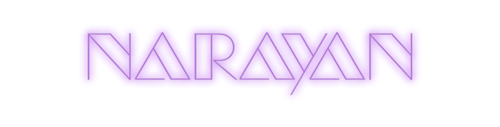 Custom Neon: NARAYAN