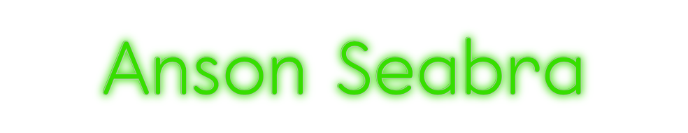 Custom Neon: Anson Seabra