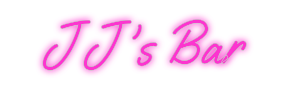 Custom Neon: J J 's Bar