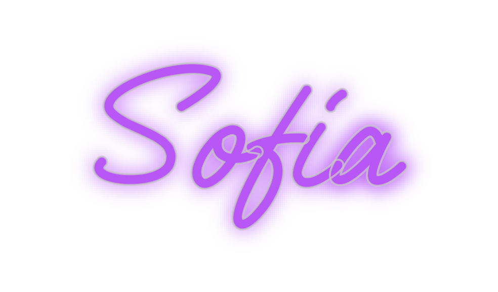 Custom Neon: Sofia