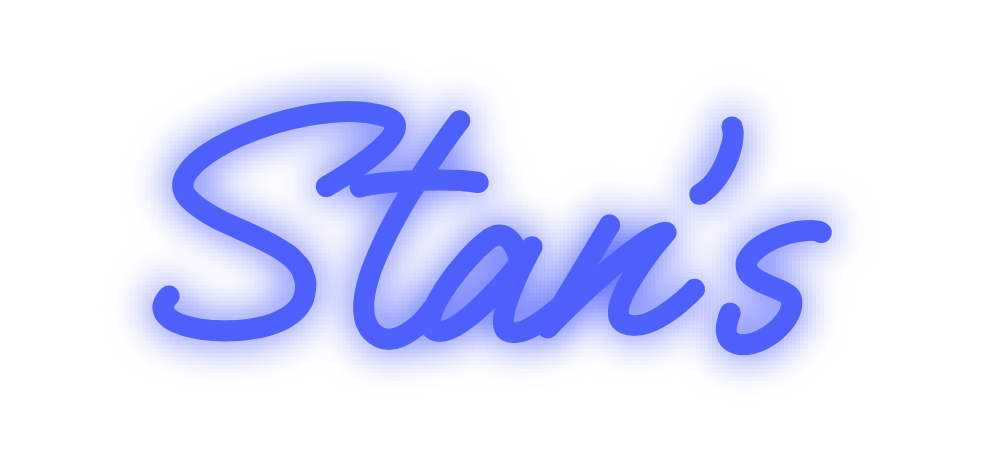 Custom Neon: Stan's