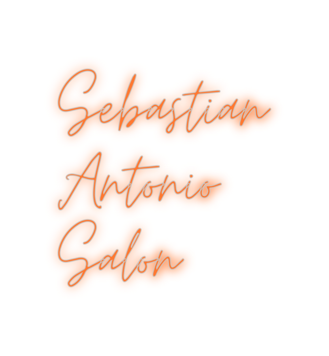 Custom Neon: Sebastian 
An...