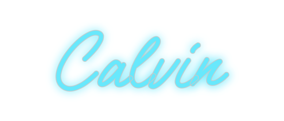 Custom Neon: Calvin