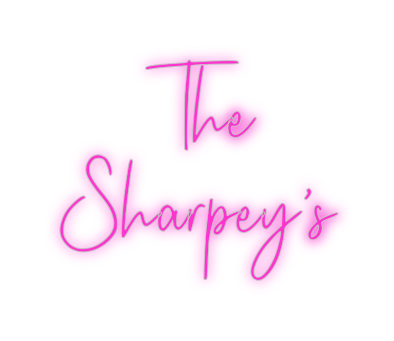 Custom Neon: The
Sharpey’s
