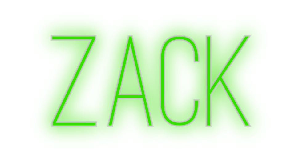 Custom Neon: Zack