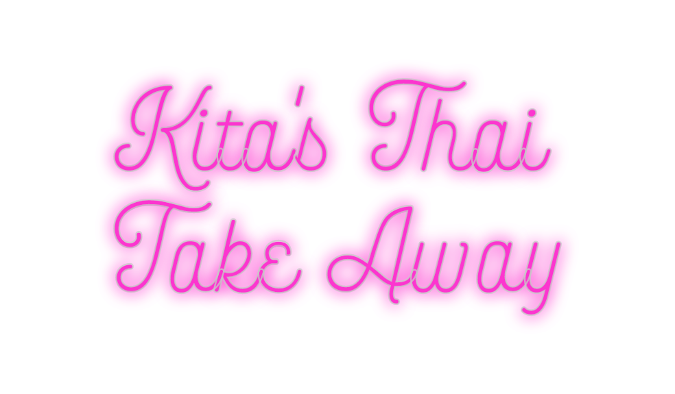 Custom Neon: Kita's Thai 
...