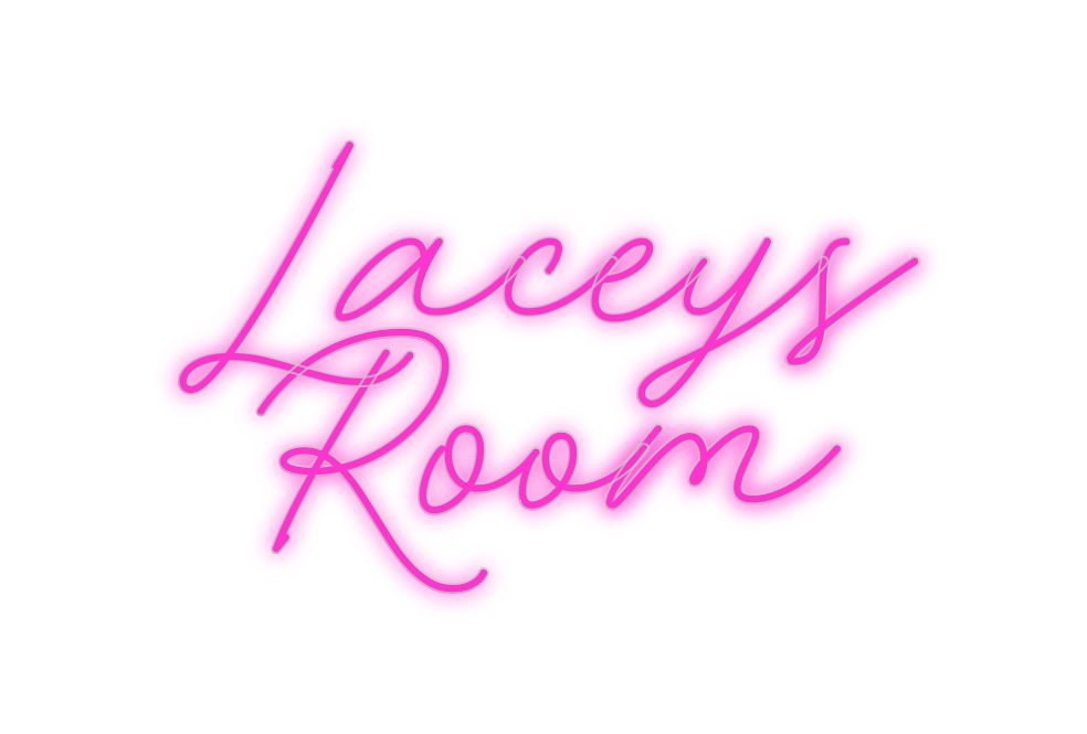 Custom Neon: Laceys
Room