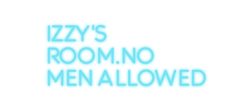 Custom Neon: Izzy's
room.n...