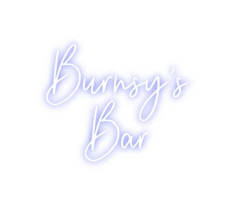 Custom Neon: Burnsy’s 
Bar