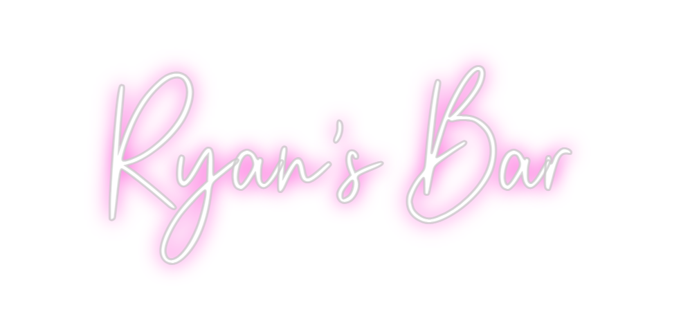 Custom Neon: Ryan's Bar