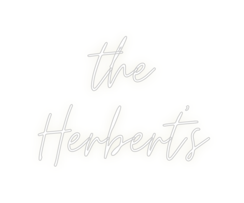 Custom Neon: the 
Herbert’s