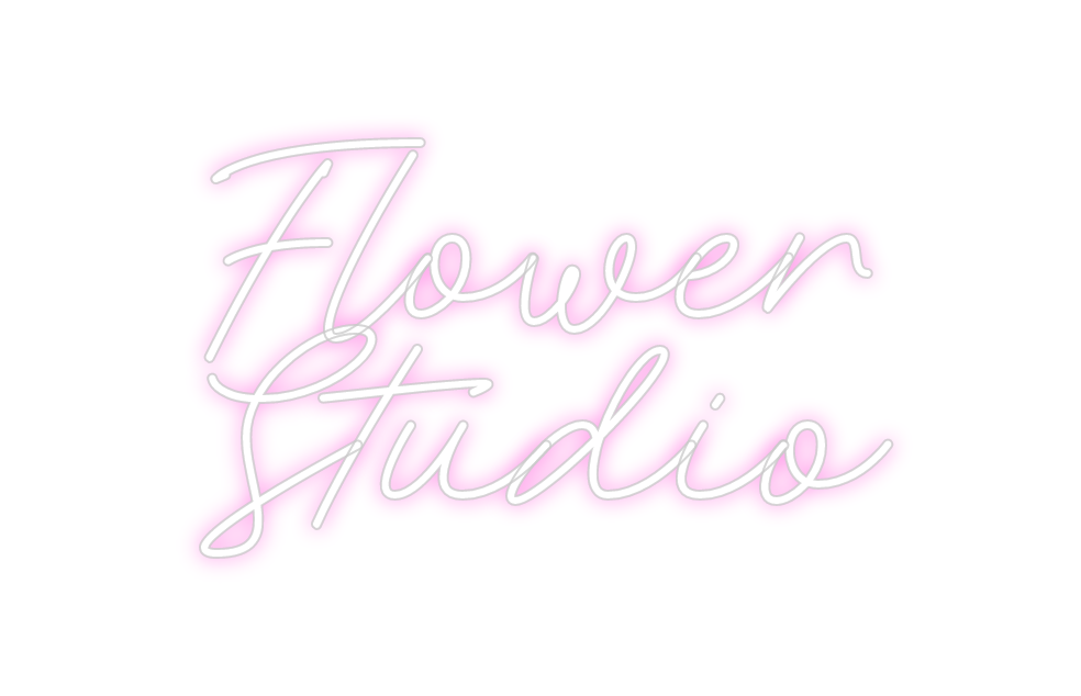 Custom Neon: Flower 
Studio
